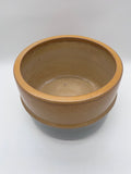 Mustard and Blue Plant Pot
