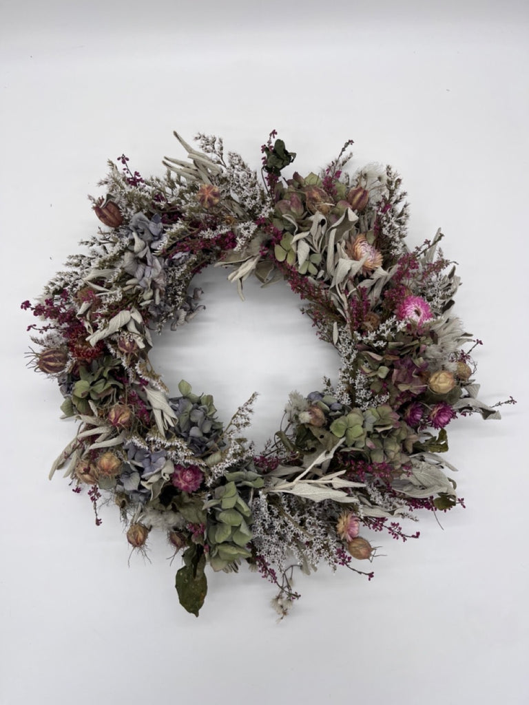 Dried Pink Wreath