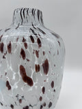 Speckled Glass Bottle Vase