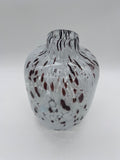 Speckled Glass Bottle Vase