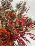 Festive Fire Dried Flower Arrangement